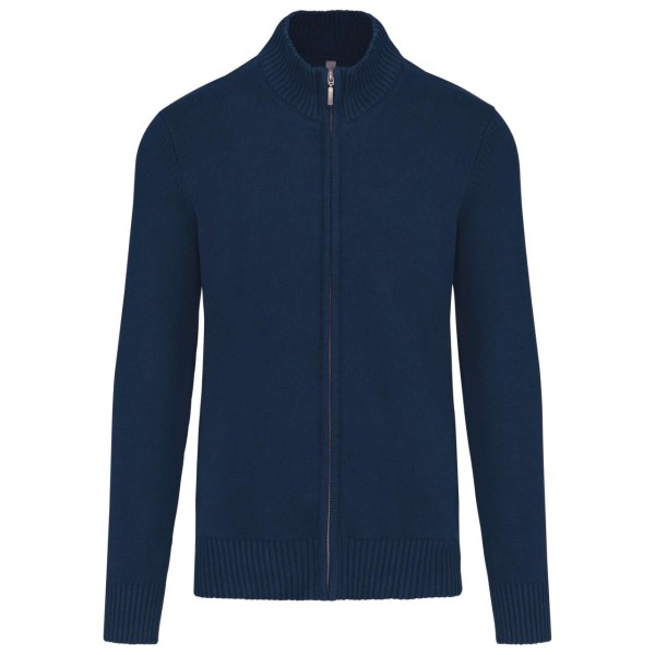 FULL ZIP CARDIGAN Kék 