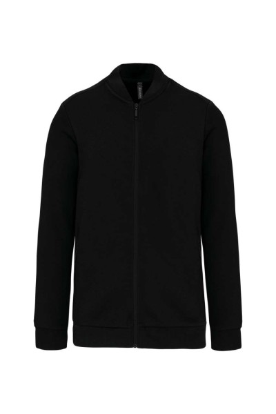 FULL ZIP FLEECE SWEATSHIRT Fekete 