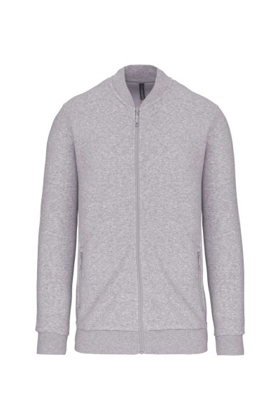 FULL ZIP FLEECE SWEATSHIRT Szürke 
