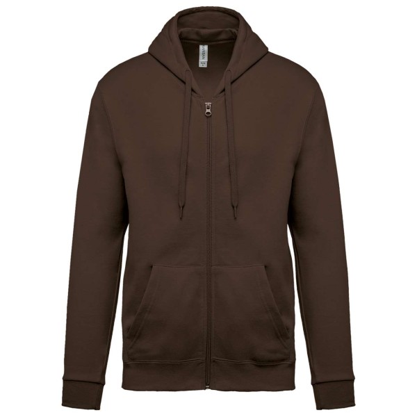 FULL ZIP HOODED SWEATSHIRT Barna 