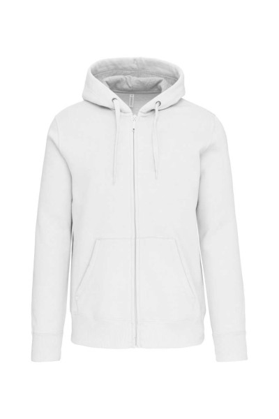 FULL ZIP HOODED SWEATSHIRT Fehér 