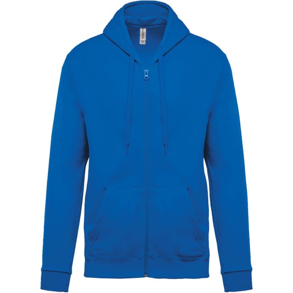 FULL ZIP HOODED SWEATSHIRT Kék 