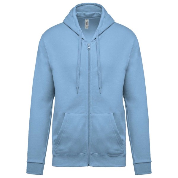 FULL ZIP HOODED SWEATSHIRT Kék 