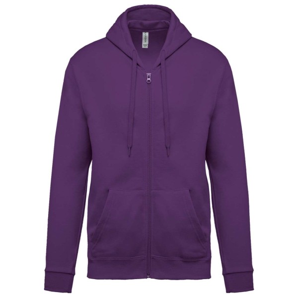 FULL ZIP HOODED SWEATSHIRT Lila 