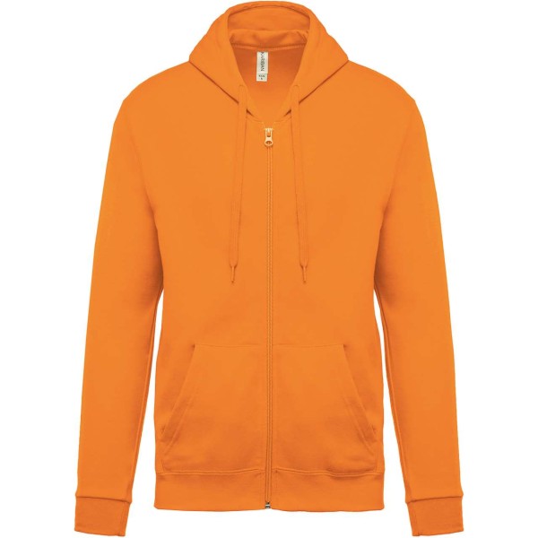 FULL ZIP HOODED SWEATSHIRT Narancssárga 