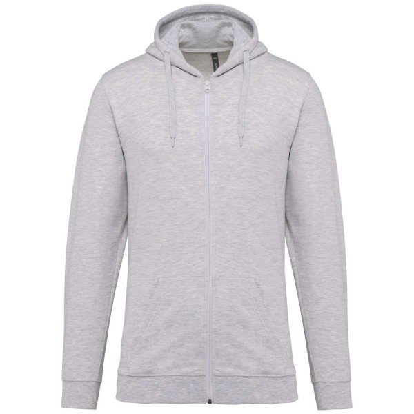 FULL ZIP HOODED SWEATSHIRT Szürke 