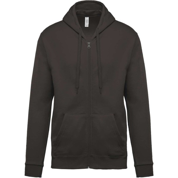 FULL ZIP HOODED SWEATSHIRT Szürke 