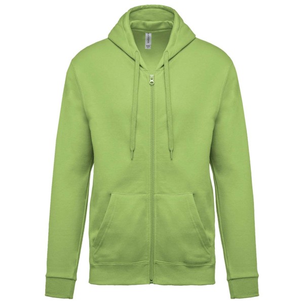FULL ZIP HOODED SWEATSHIRT Zöld 