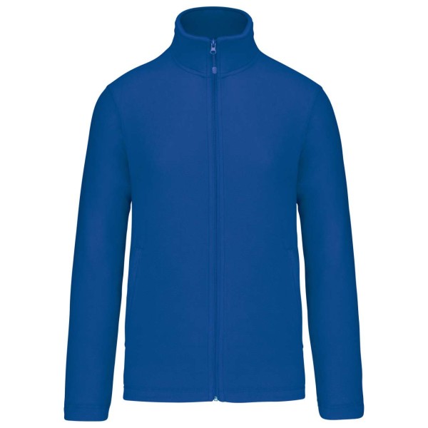 FULL ZIP MICROFLEECE JACKET Kék 