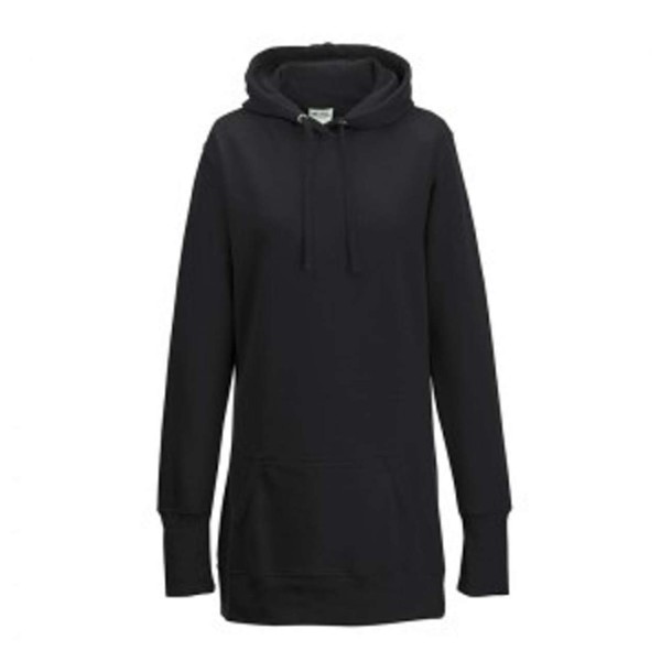 GIRLIE LONGLINE HOODIE Fekete 