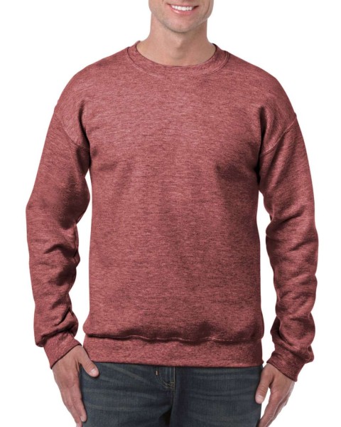 HEAVY BLEND™ ADULT CREWNECK SWEATSHIRT Piros 