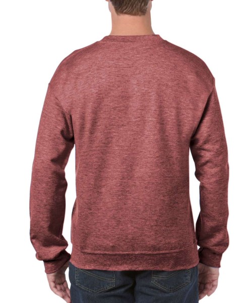 HEAVY BLEND™ ADULT CREWNECK SWEATSHIRT Piros 