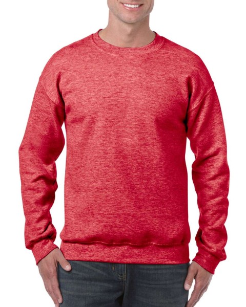 HEAVY BLEND™ ADULT CREWNECK SWEATSHIRT Piros 