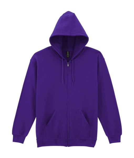 HEAVY BLEND™ ADULT FULL ZIP HOODED SWEATSHIRT Lila 