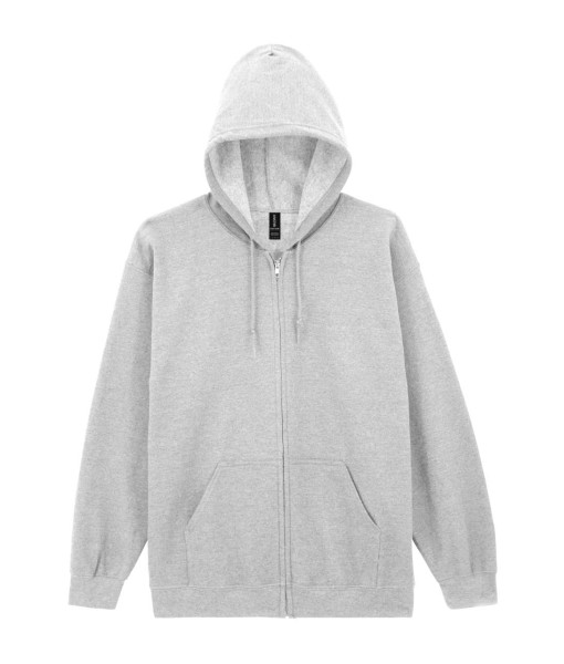 HEAVY BLEND™ ADULT FULL ZIP HOODED SWEATSHIRT Szürke 