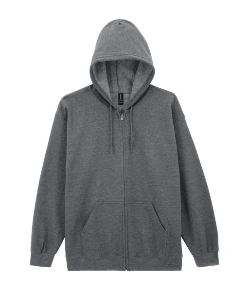HEAVY BLEND™ ADULT FULL ZIP HOODED SWEATSHIRT Szürke 