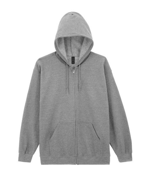 HEAVY BLEND™ ADULT FULL ZIP HOODED SWEATSHIRT Szürke 