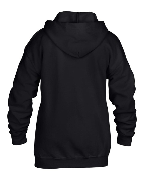 HEAVY BLEND™ YOUTH FULL ZIP HOODED SWEATSHIRT Fekete 