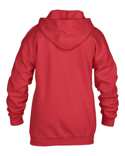 HEAVY BLEND™ YOUTH FULL ZIP HOODED SWEATSHIRT Piros 