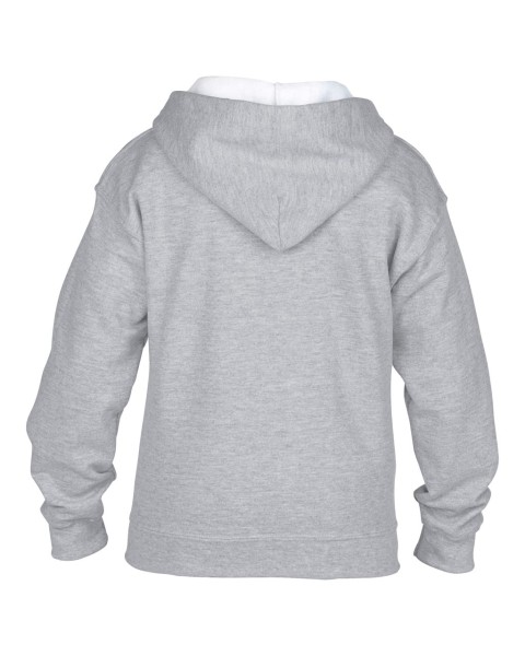 HEAVY BLEND™ YOUTH FULL ZIP HOODED SWEATSHIRT Szürke 