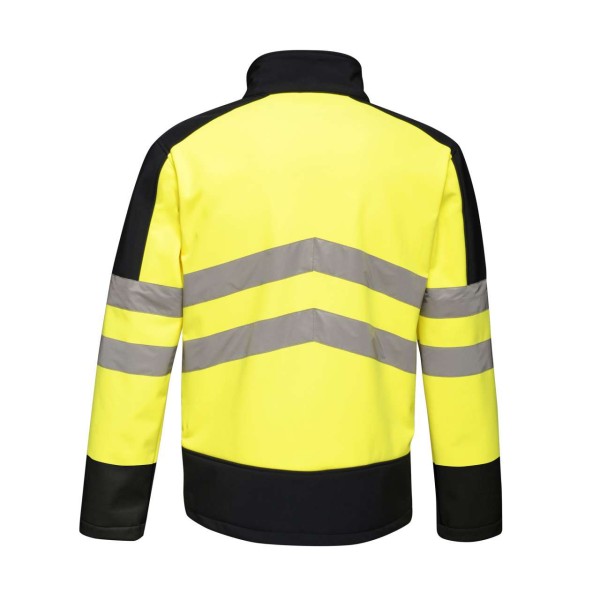 HI-VIS PRO 3 LAYER SOFTSHELL Sárga 
