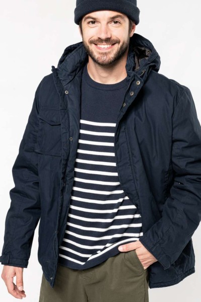 HOODED PARKA Szürke 