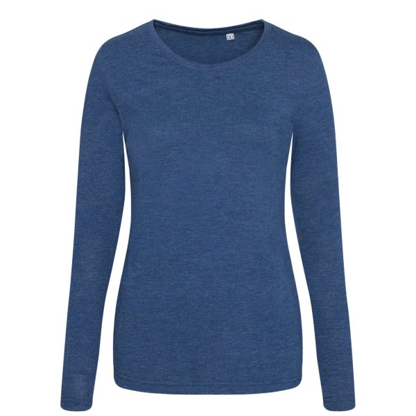 HOSSZU UJJÚ NŐI TRI-BLEND PÓLÓ Kék 