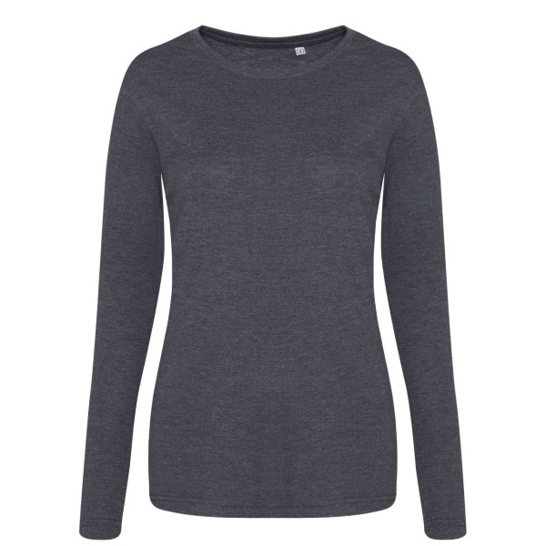HOSSZU UJJÚ NŐI TRI-BLEND PÓLÓ Szürke 