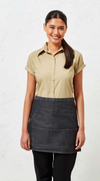 JEANS STITCH DENIM WAIST APRON Szürke 