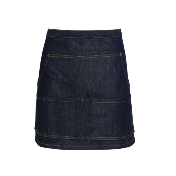JEANS STITCH DENIM WAIST APRON Kék 