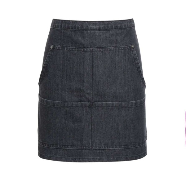 JEANS STITCH DENIM WAIST APRON Szürke 