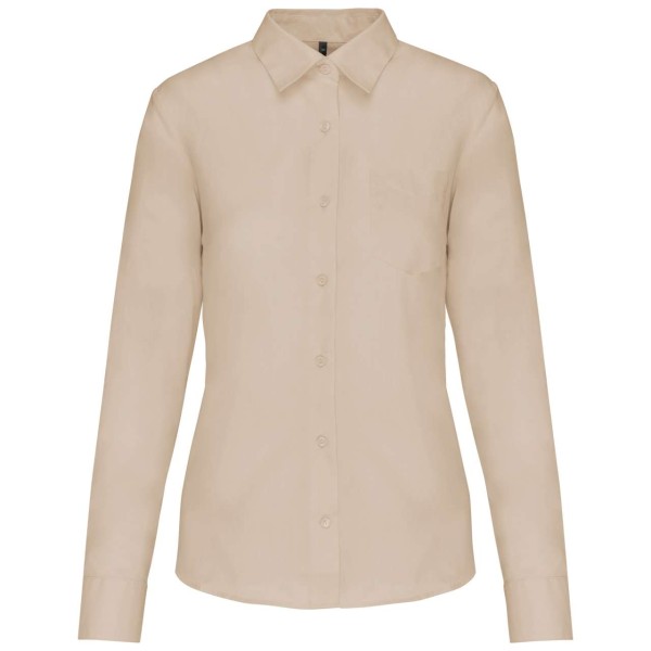 JESSICA - LADIES' LONG-SLEEVED SHIRT Barna 