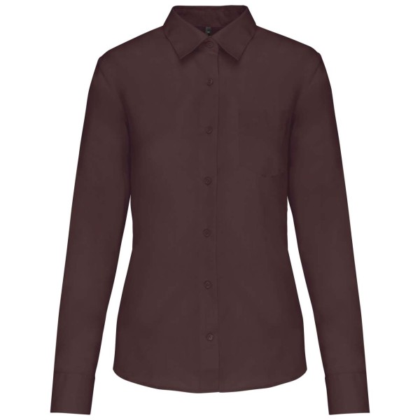 JESSICA - LADIES' LONG-SLEEVED SHIRT Barna 