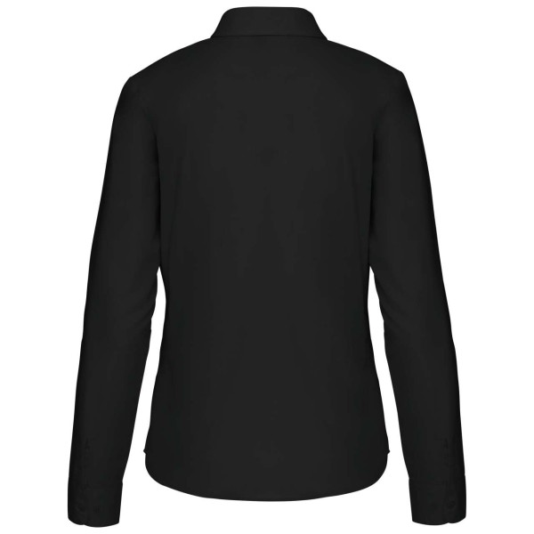 JESSICA - LADIES' LONG-SLEEVED SHIRT Fekete 