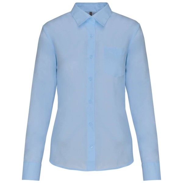 JESSICA - LADIES' LONG-SLEEVED SHIRT Kék 