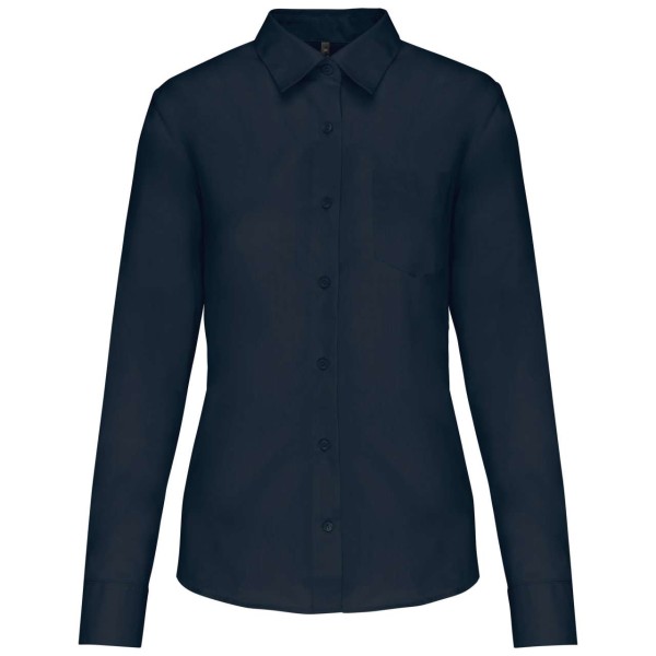 JESSICA - LADIES' LONG-SLEEVED SHIRT Kék 