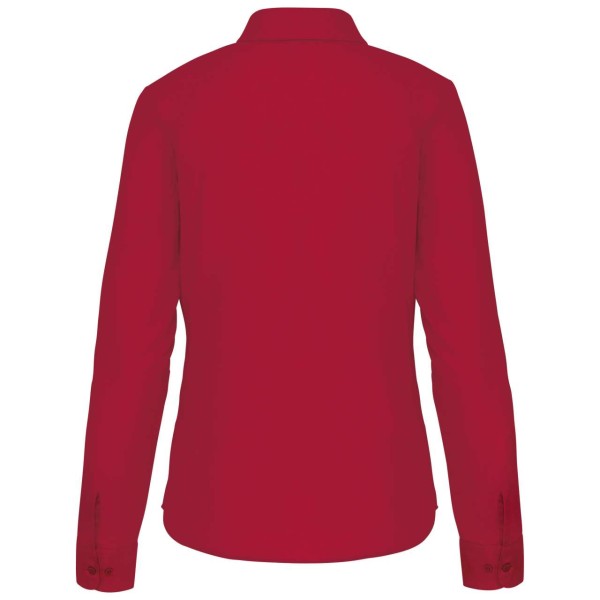 JESSICA - LADIES' LONG-SLEEVED SHIRT Piros 