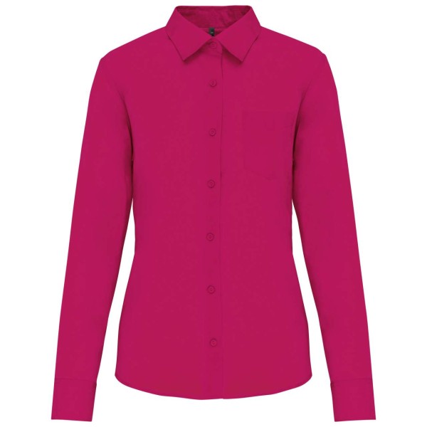JESSICA - LADIES' LONG-SLEEVED SHIRT Rózsaszín 