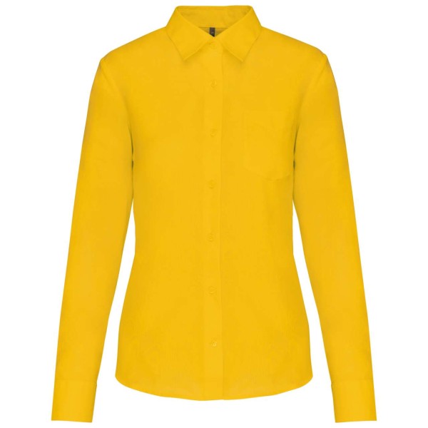 JESSICA - LADIES' LONG-SLEEVED SHIRT Sárga 