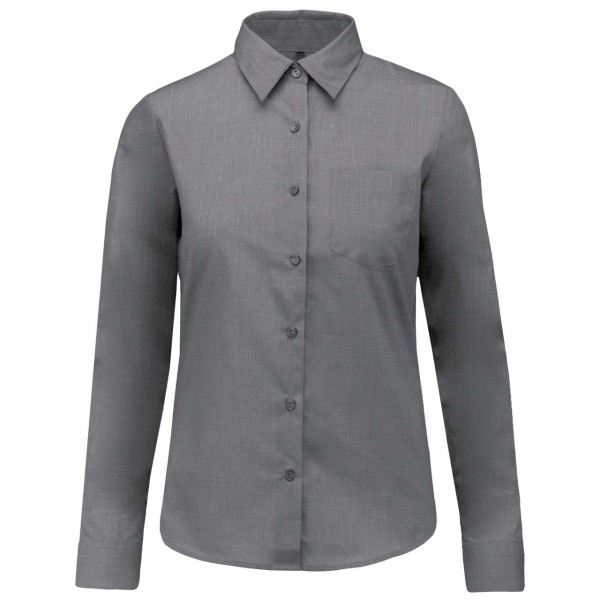 JESSICA - LADIES' LONG-SLEEVED SHIRT Szürke 