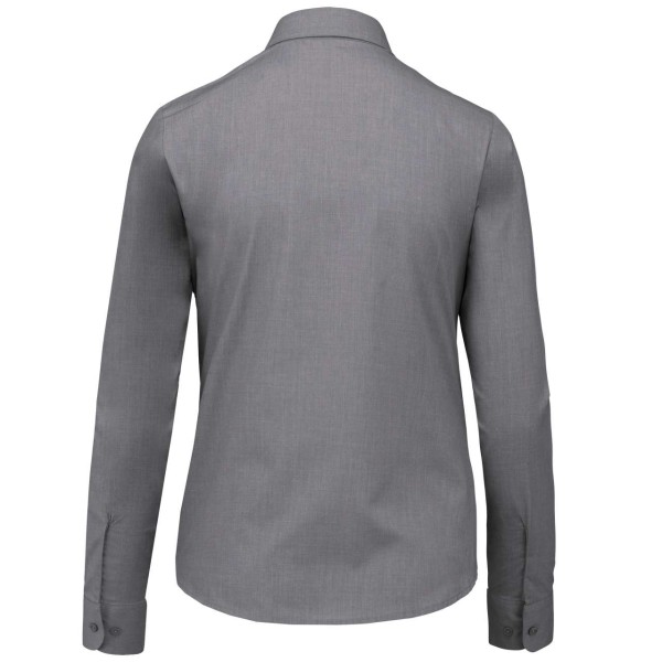 JESSICA - LADIES' LONG-SLEEVED SHIRT Szürke 