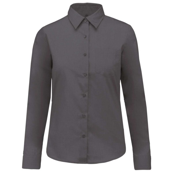 JESSICA - LADIES' LONG-SLEEVED SHIRT Szürke 