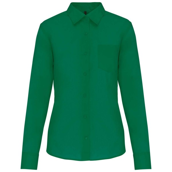 JESSICA - LADIES' LONG-SLEEVED SHIRT Zöld 
