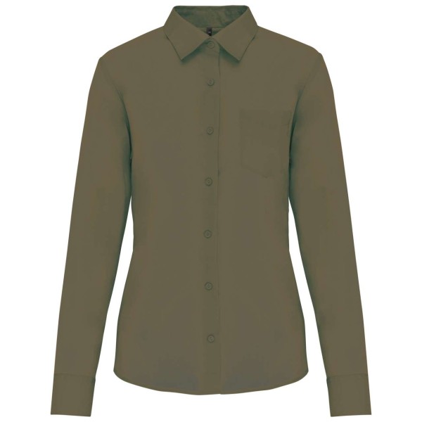 JESSICA - LADIES' LONG-SLEEVED SHIRT Zöld 