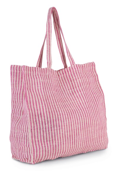 JUCO STRIPED SHOPPER BAG Szürke 