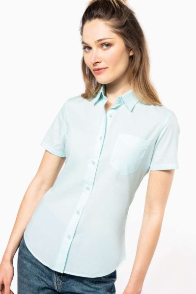 JUDITH - LADIES' SHORT-SLEEVED SHIRT Fehér 