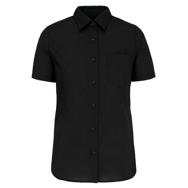 JUDITH - LADIES' SHORT-SLEEVED SHIRT Fekete 