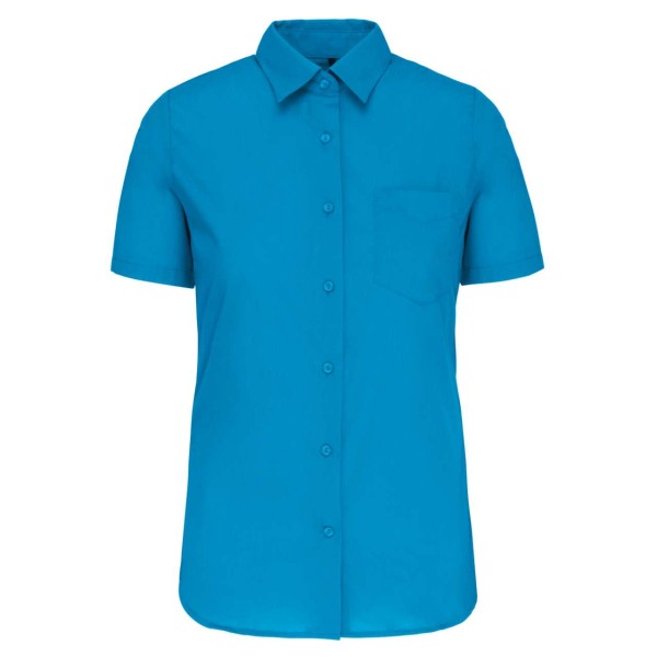 JUDITH - LADIES' SHORT-SLEEVED SHIRT Kék 