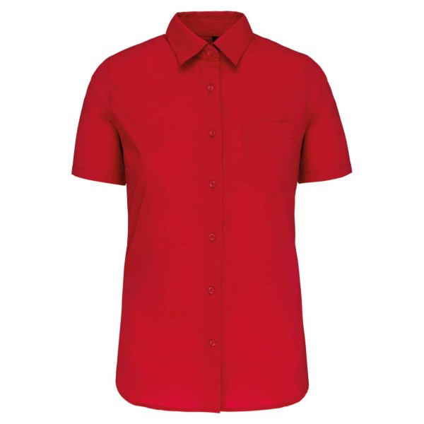 JUDITH - LADIES' SHORT-SLEEVED SHIRT Piros 