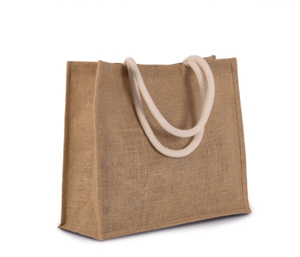 JUTE BEACH BAG Barna 
